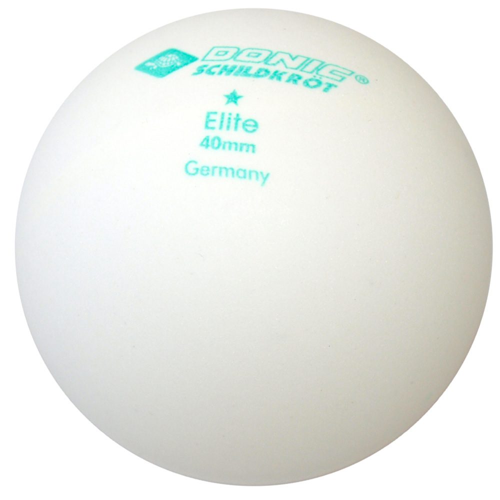 Donic Schildkröt Elite 1 Star Tischtennisbälle 3er weiß