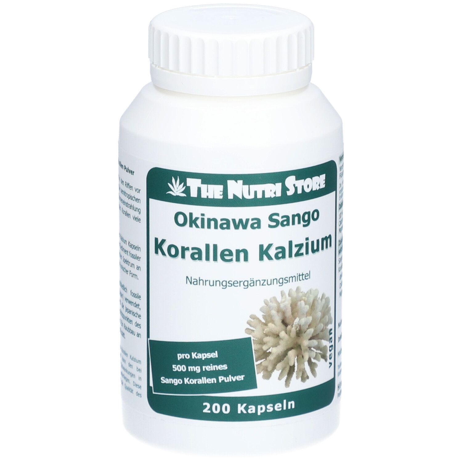 Korallen Kalzium 500 mg Kapseln