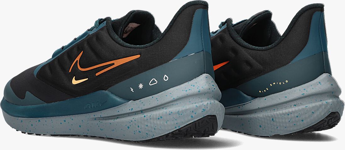 NIKE zwarte nike lage sneakers air winflo shield