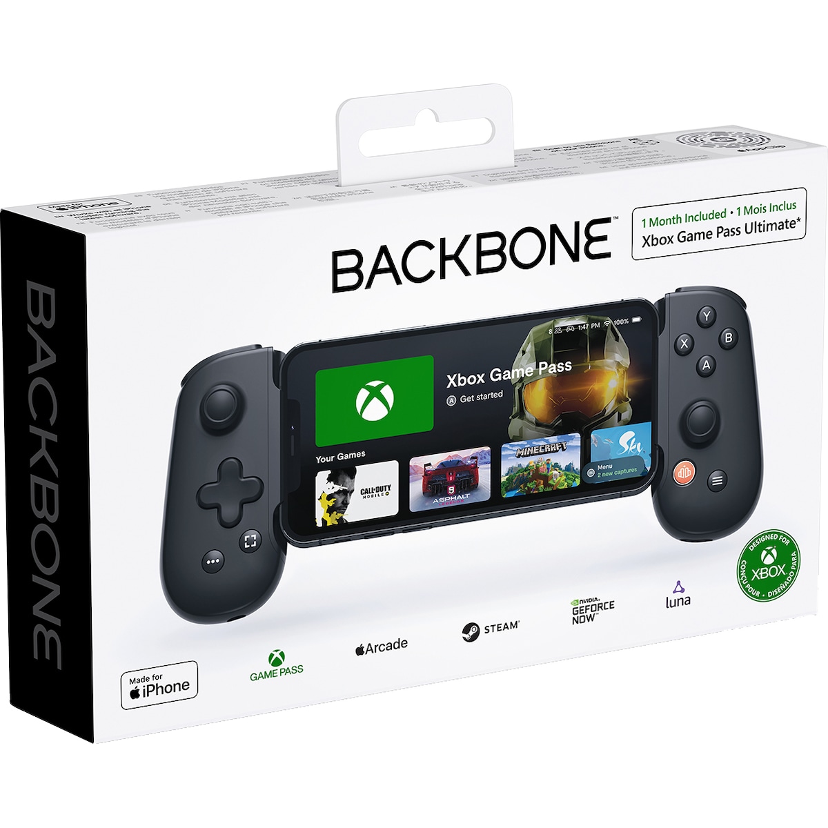Backbone One Xbox Lightning kontroller for mobil