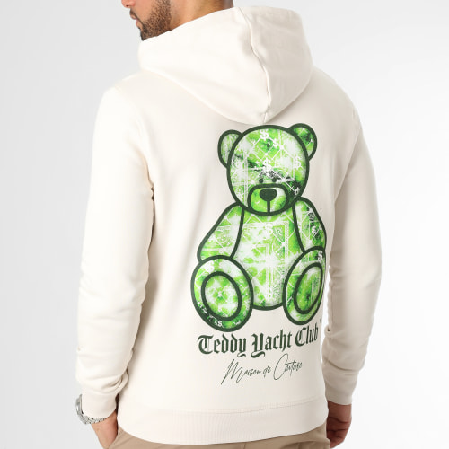 Sweat Capuche Maison De Couture Green Emerald Beige