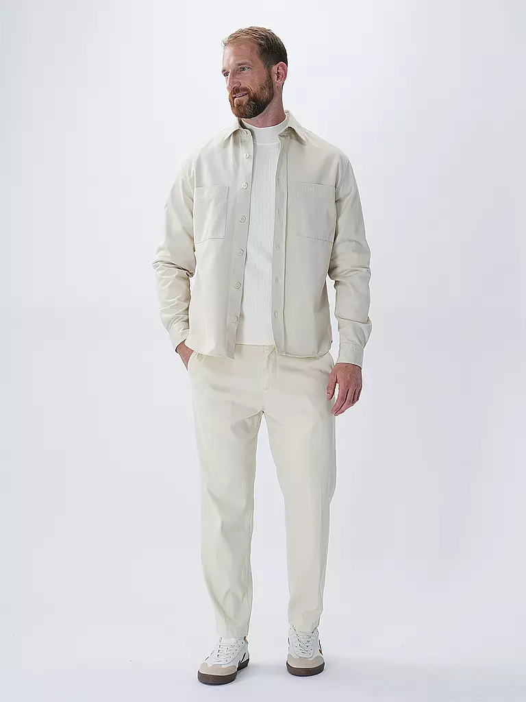 BOSS Jeanshemd creme
