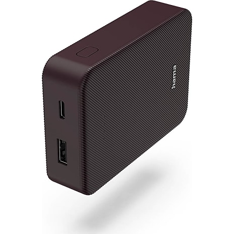 Hama powerbank 10.000 mAh - bordeaux
