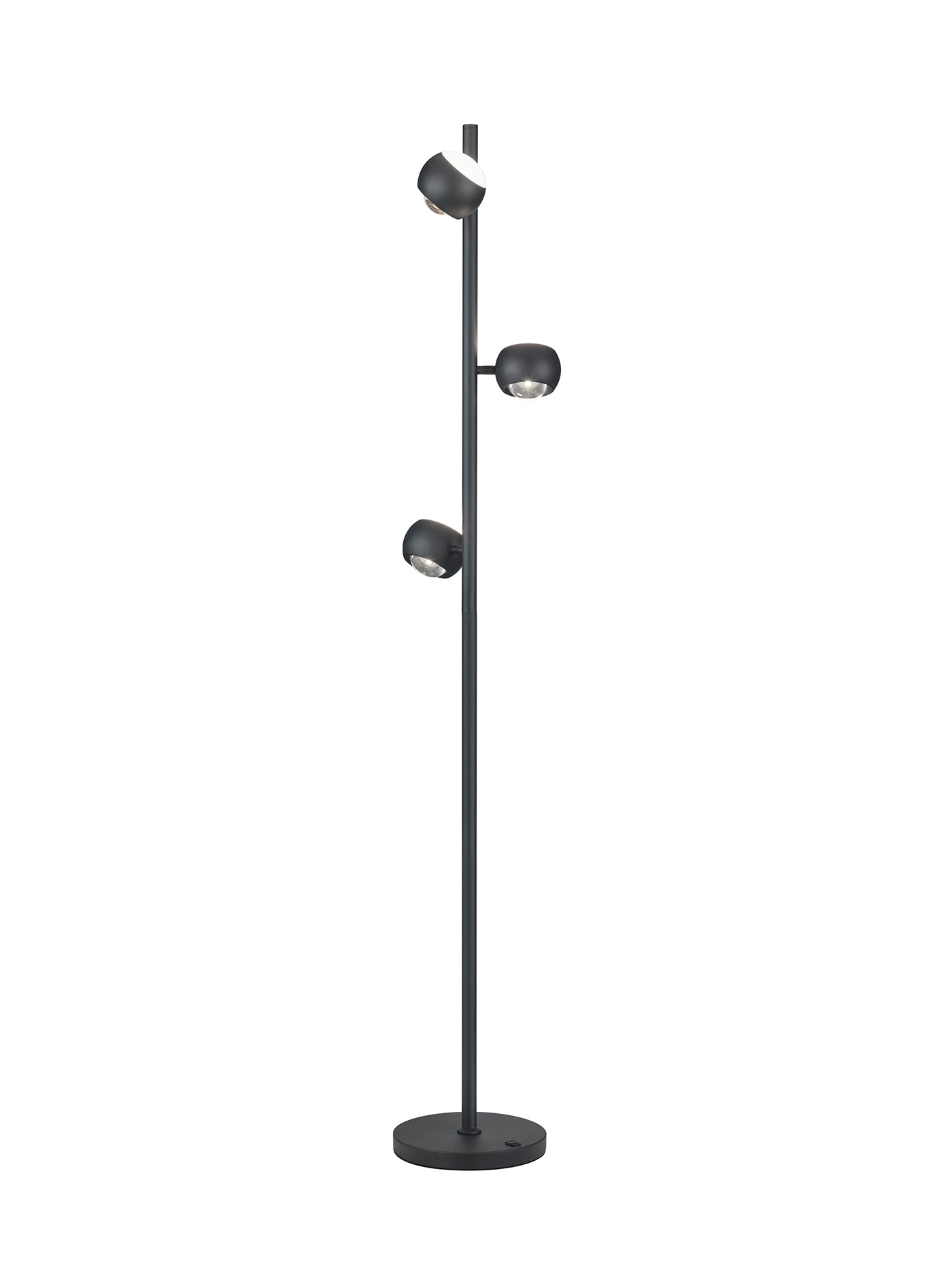 Musterring LED Stehlampe MR CANNON schwarz