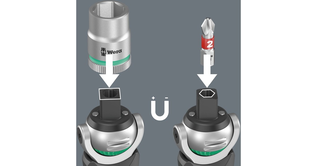 Wera8009 Zyklop Pocket Set 2 bitset  (Zwart/groen, 18‑delig)