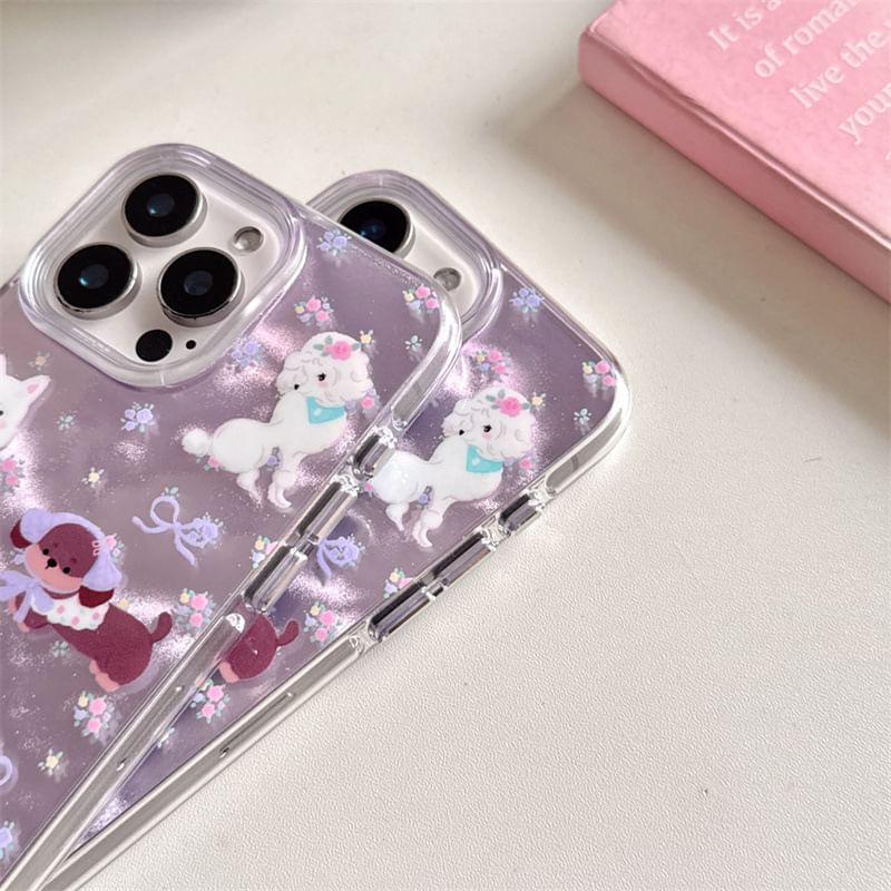 Elliure - Hondentelefoonhoesje / Bandje / Set - Apple iPhone 16 Pro Max / 16 Pro / 16 Plus / 16 / 15 Pro Max / 15 Pro / 15 Plus / 15 / 14 Pro Max / 14 Pro / 14 Plus / 14 / SE / 13 Pro Max / 13 Pro / 13