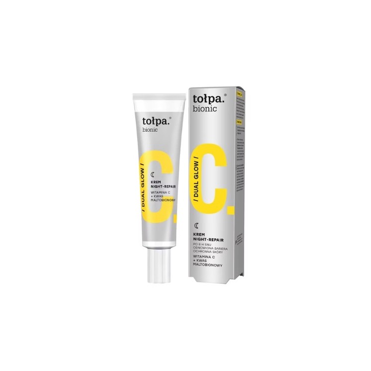 Tołpa Bionic Dual – Glow Nachtcreme – Repair mit Vitamin C 40 ml