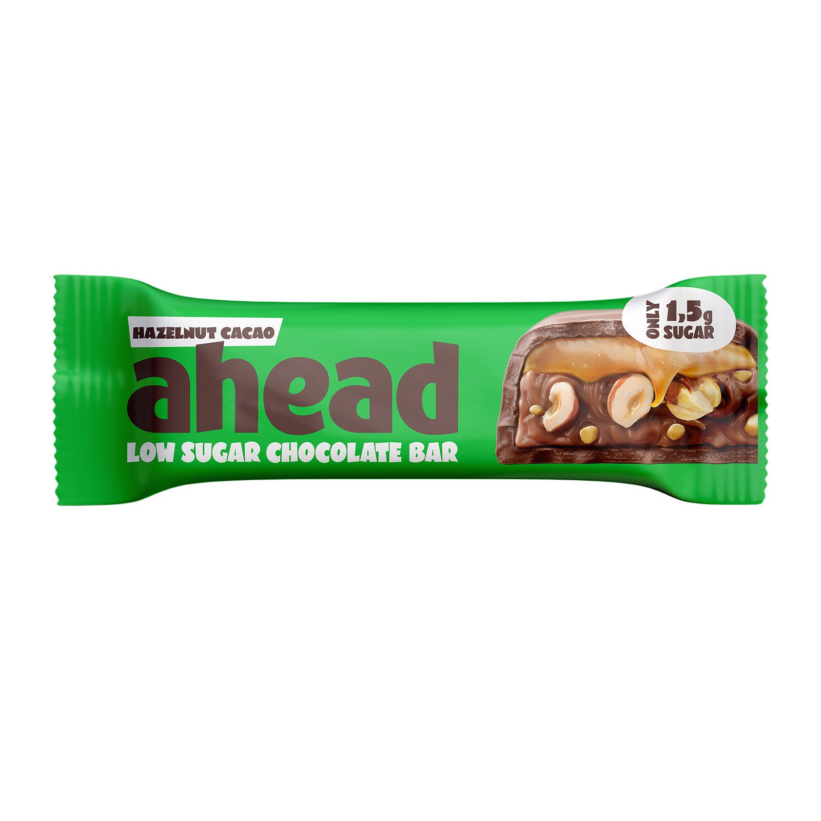ahead Low Sugar Bar Hazelnut Cacao