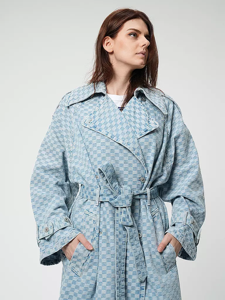 HUGO Trenchcoat hellblau