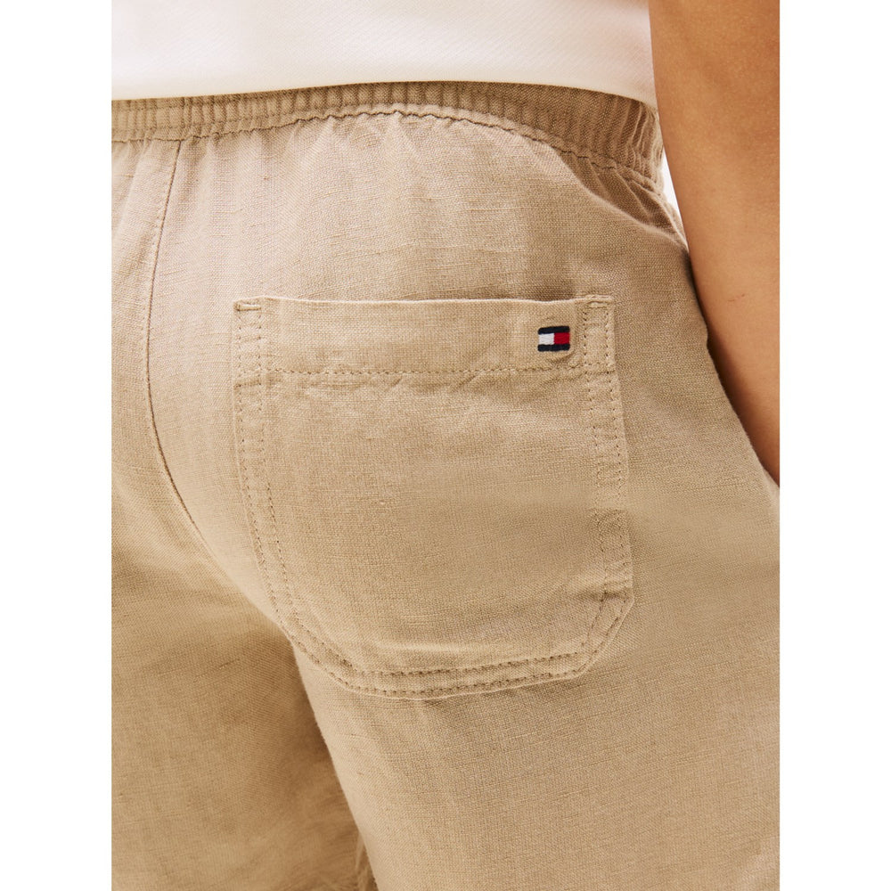 Køb Tommy Hilfiger Sandalwood Hør Viscose Shorts