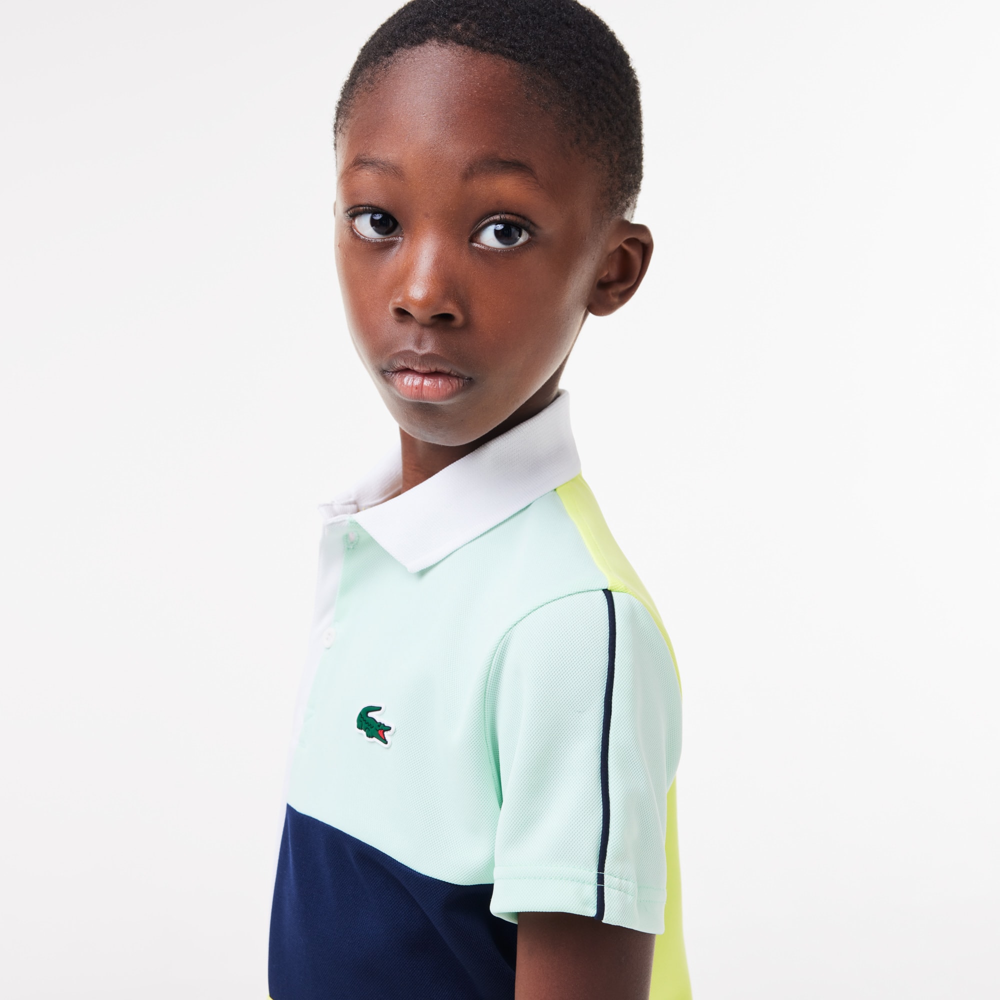 Polo Tennis en maille piquée recyclée Polos - Blanc - Lacoste - Garçon