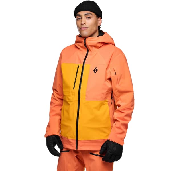 Veste de ski BLACK DIAMOND M RECON STRETCH PRO SHELL ORANGE FLAME ORANGE