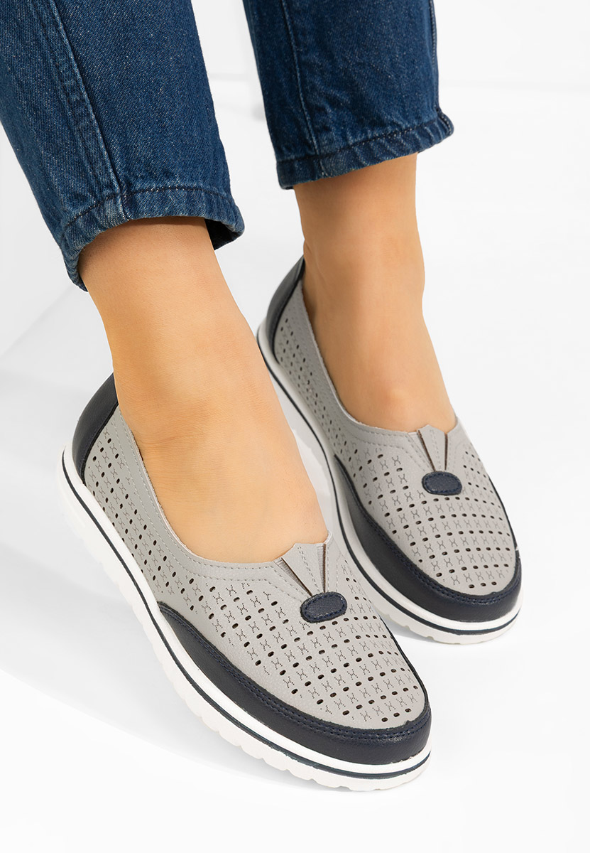 Chaussures casual femme gris Mistia