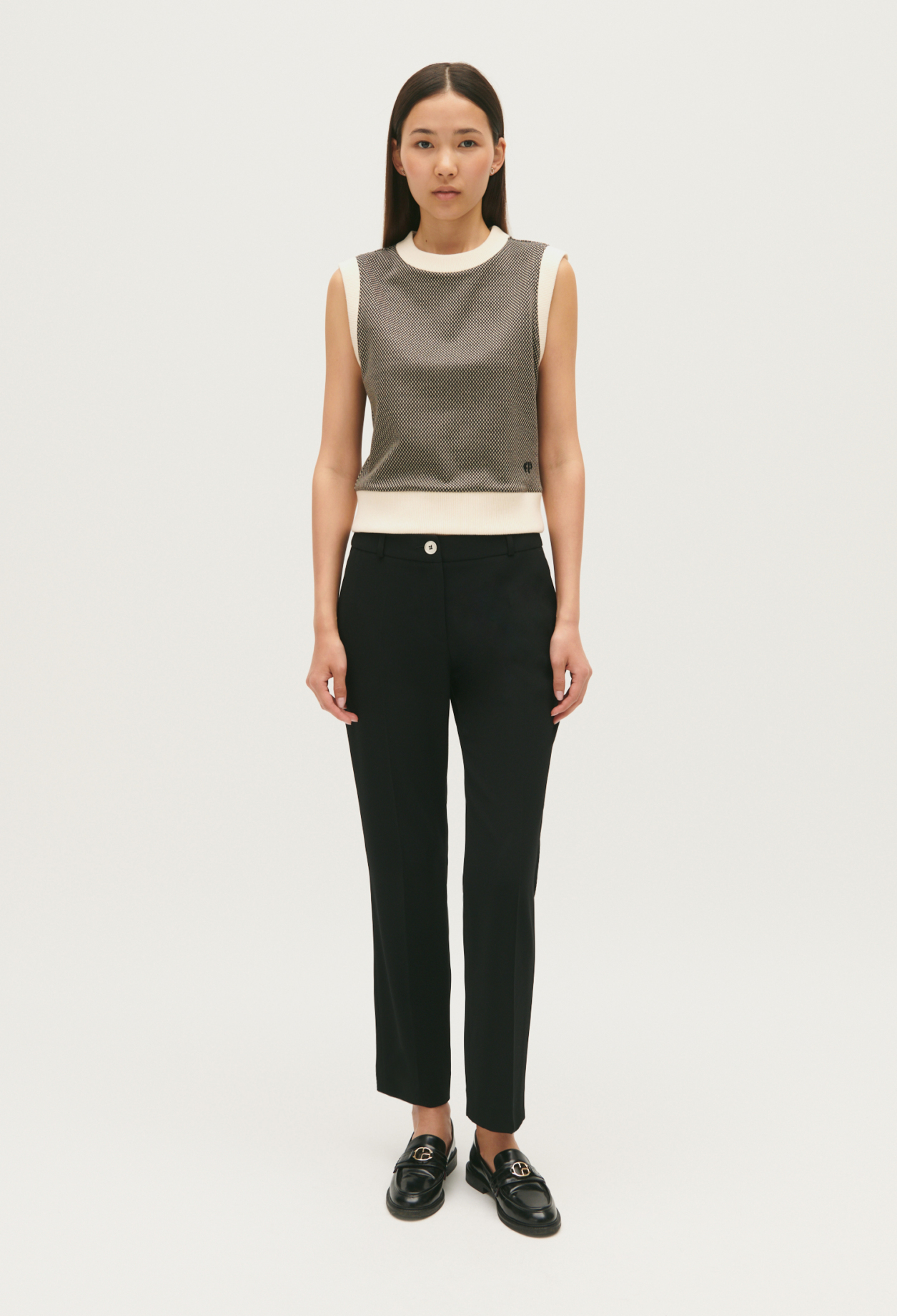 Pantalon tailleur cigarette
