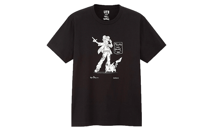 Uniqlo Daniel Arsham Pokemon Pikachu And Trainer Tee