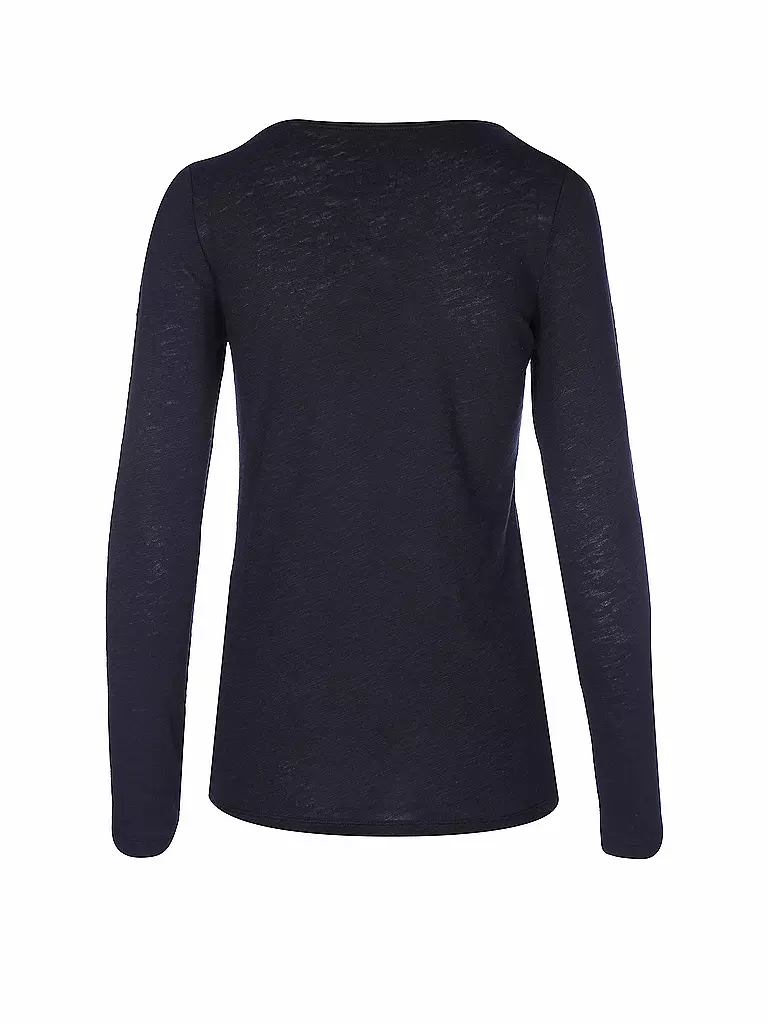 MARC O'POLO Langarmshirt dunkelblau