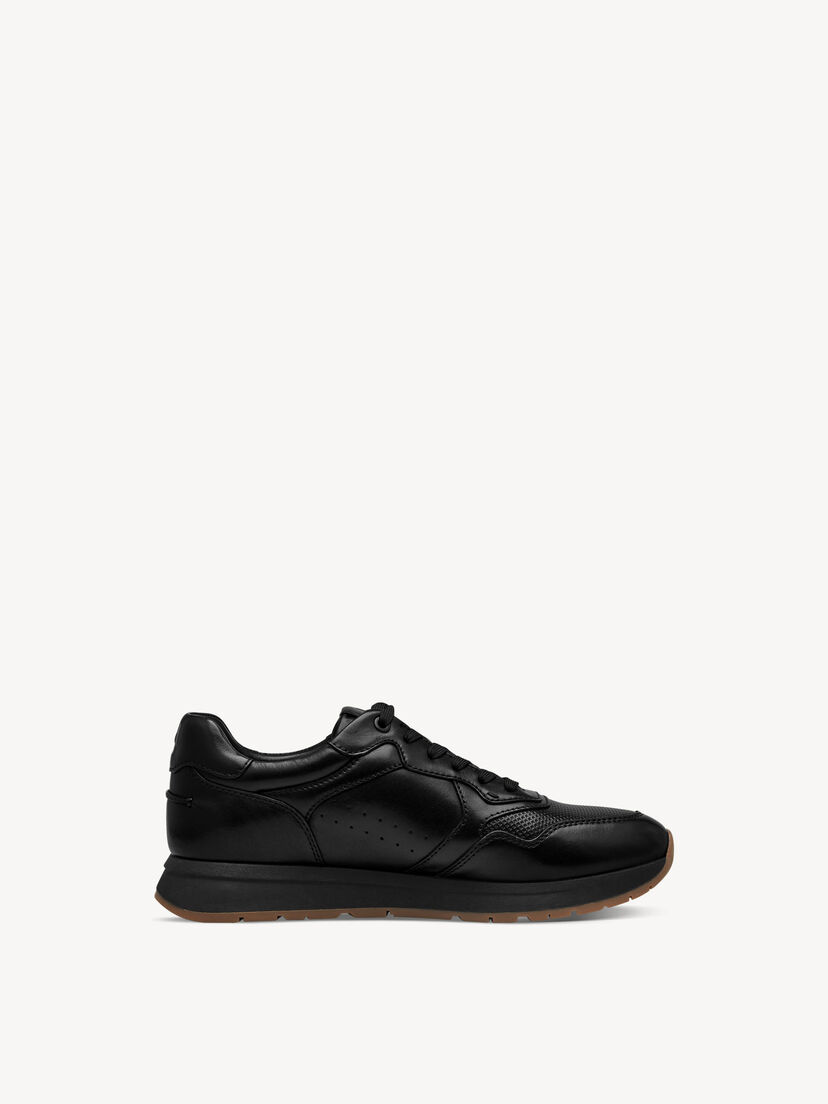 Leren Sneaker - zwart