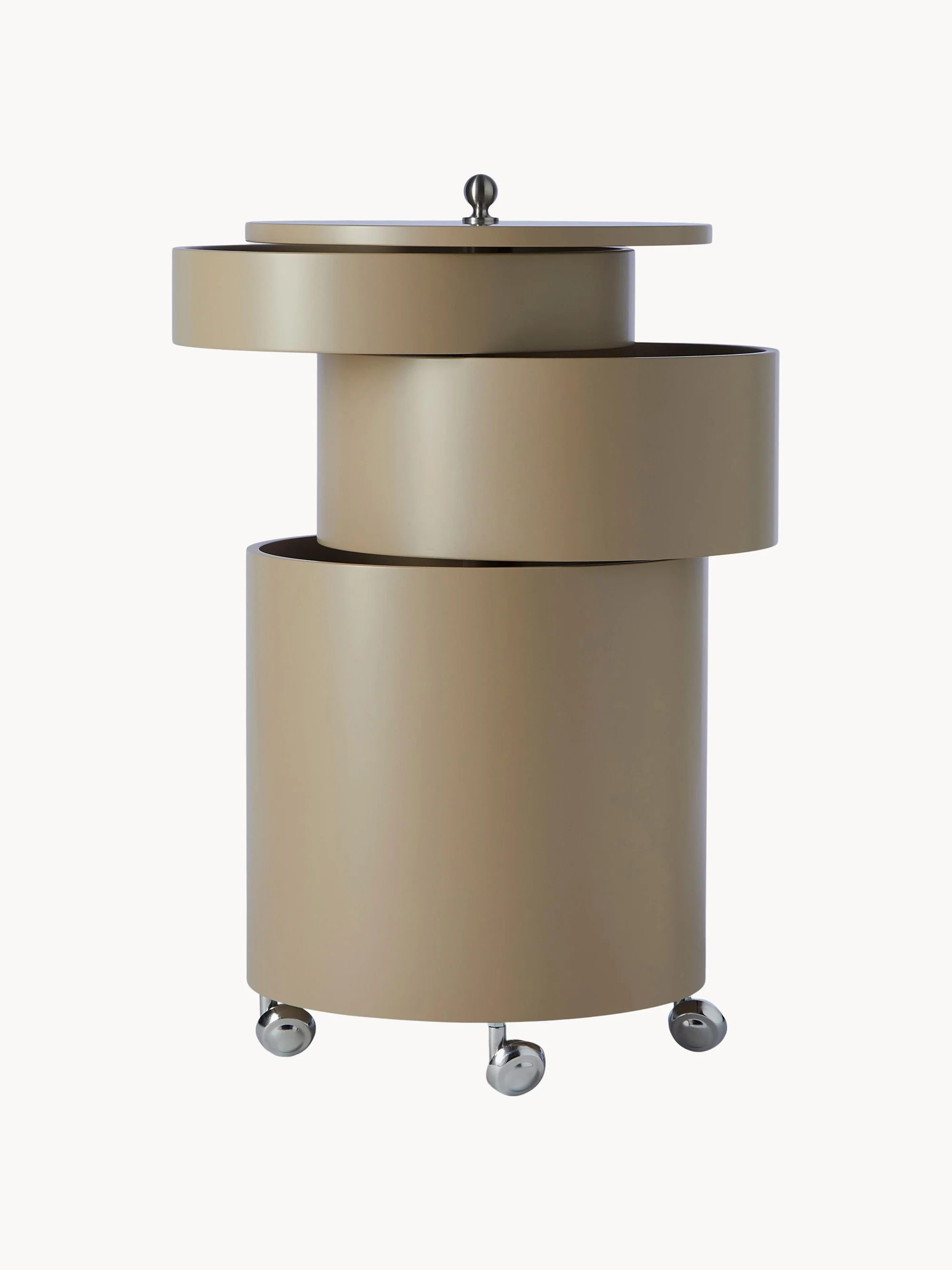 Ronde rolcontainer Barboy, Design Verner Panton