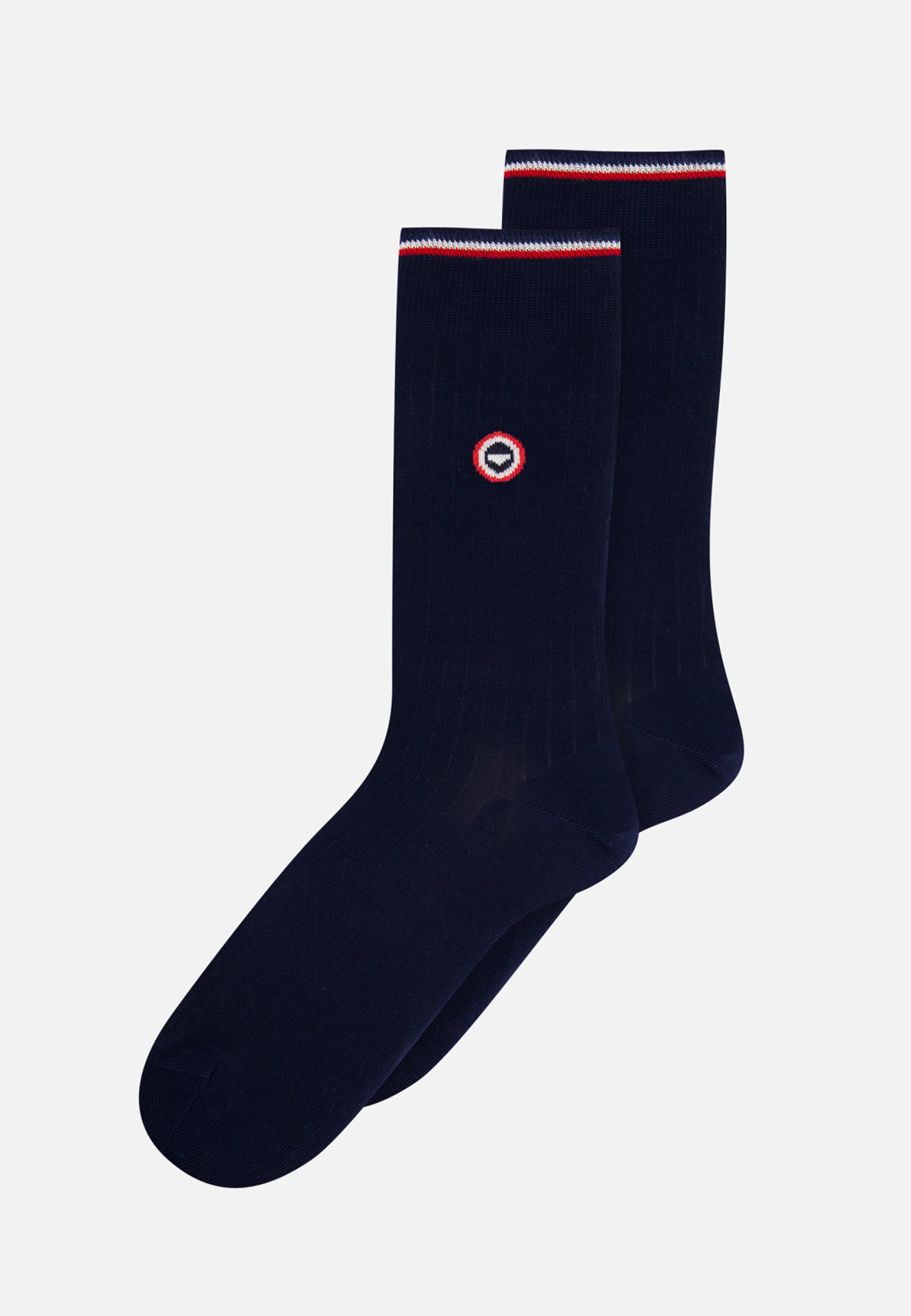 Chaussettes mi-hautes en fil d'Ecosse-Nessy Marine