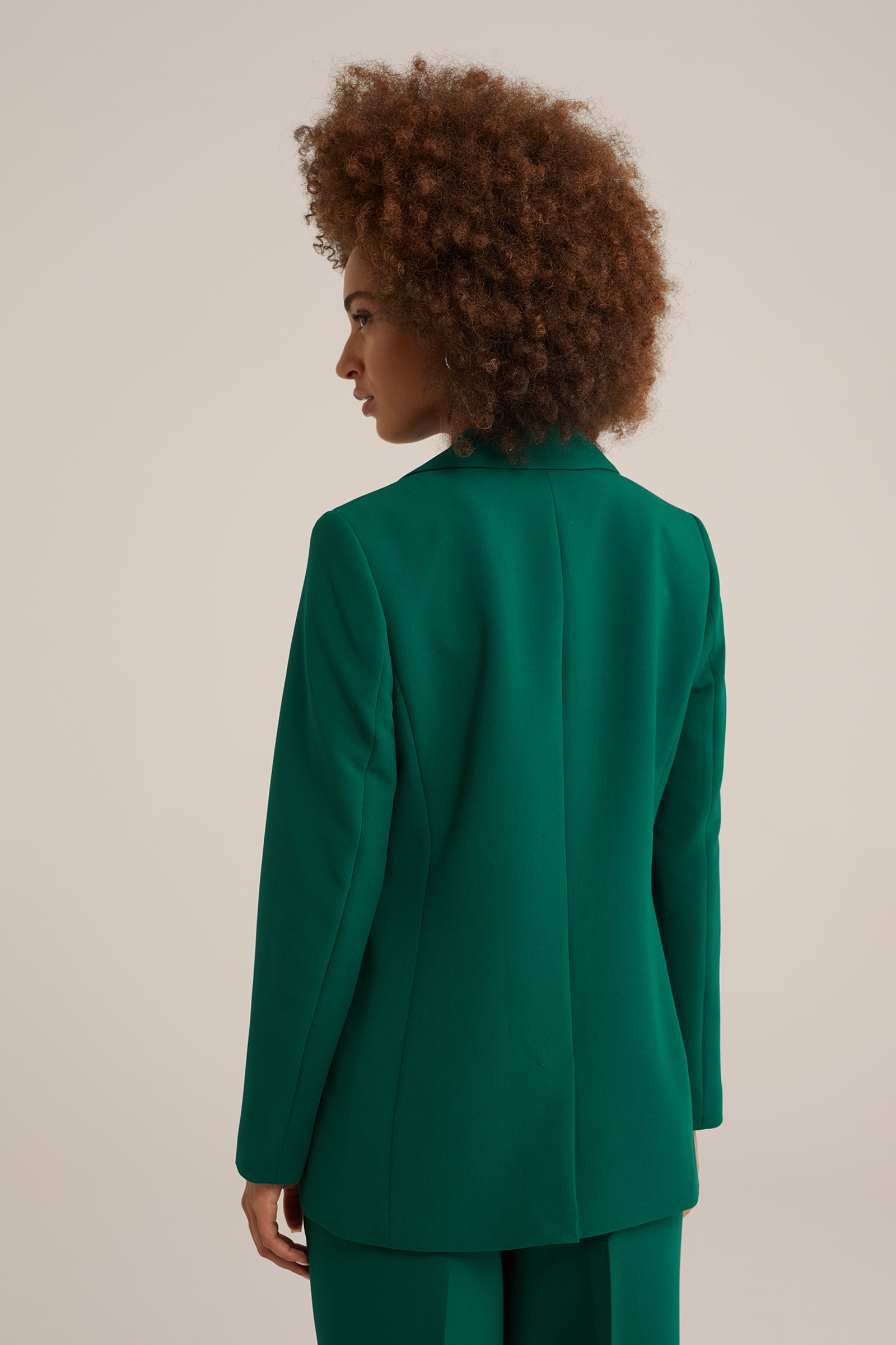 regular fit blazer WE Fashion Donkergroen