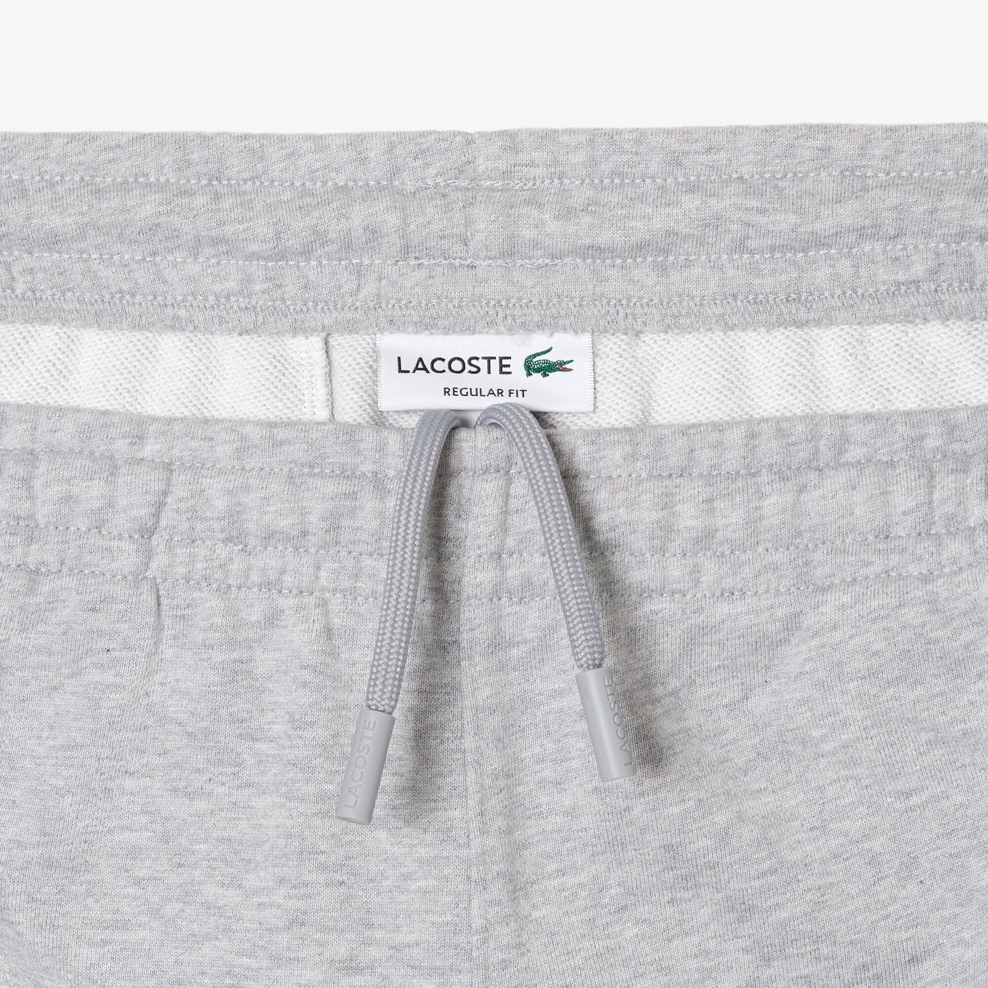 Jogging-Shorts mit LACOSTE Signatur-Aufdruck Bermudas - Grau - Lacoste - Unisex