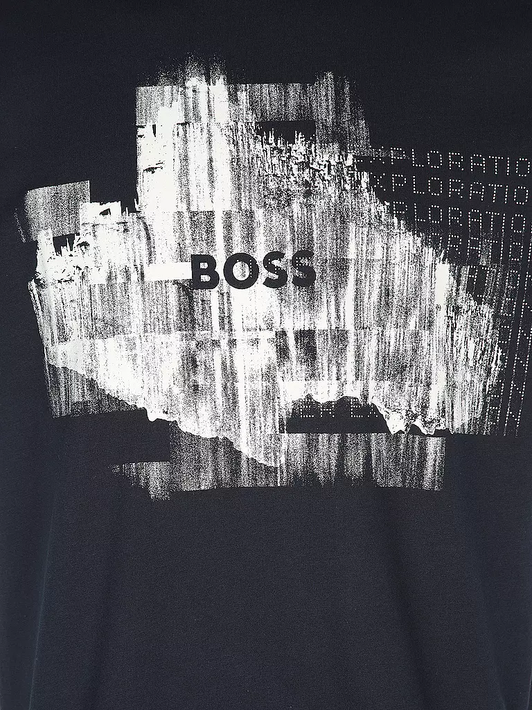 BOSS T-Shirt TE_ALIEN blau