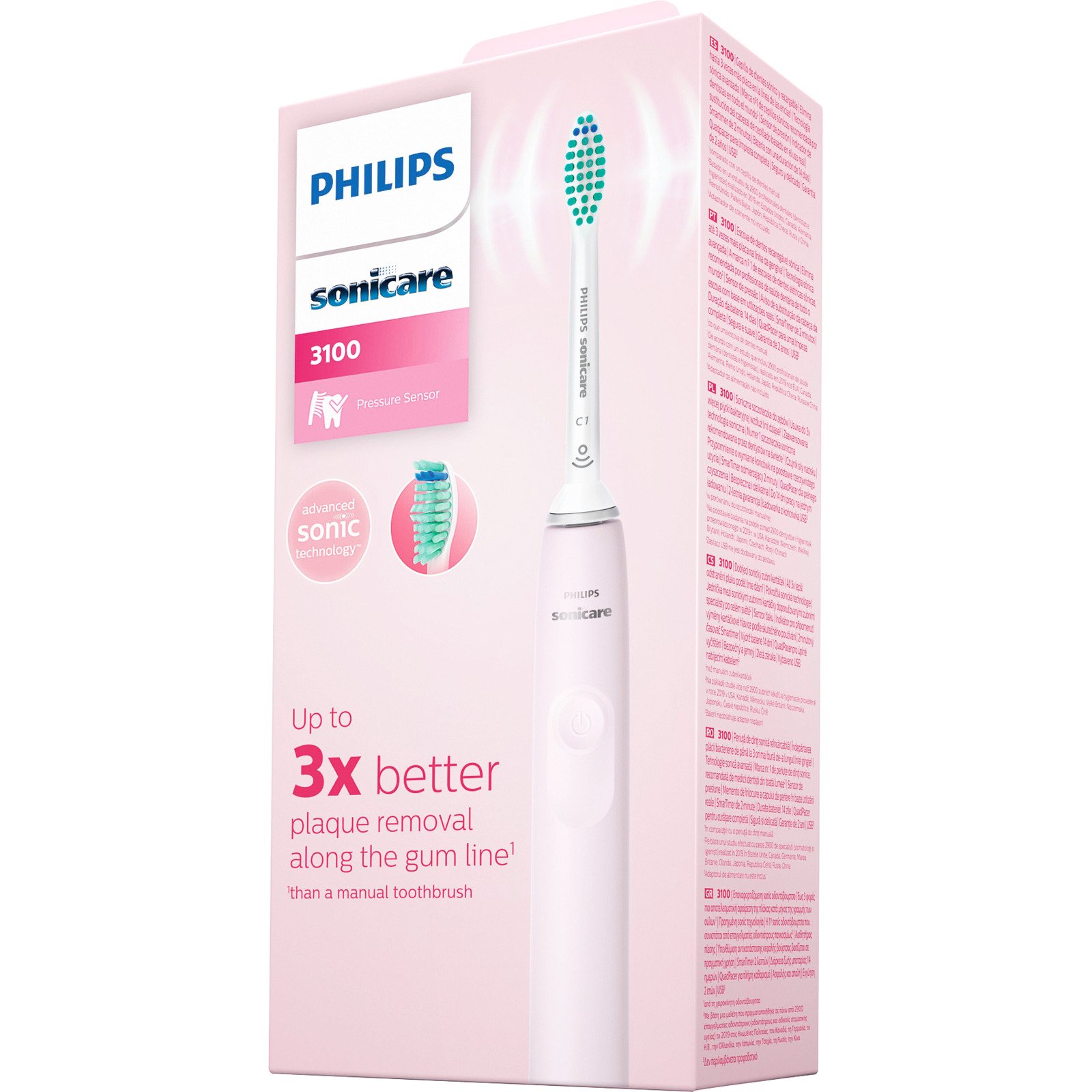 Philips Zahnbürste Sonicare 3100 rose