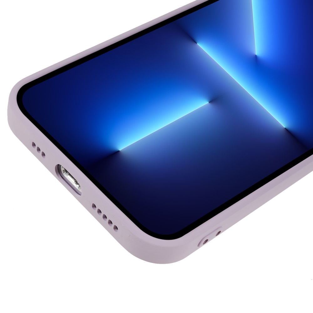 iPhone 13 Pro Gummi Case Hülle mit Kameraschutz - Lila (Matt)