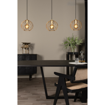 Lucide hanglamp Danza mat goud 130x25 cm (lxb)