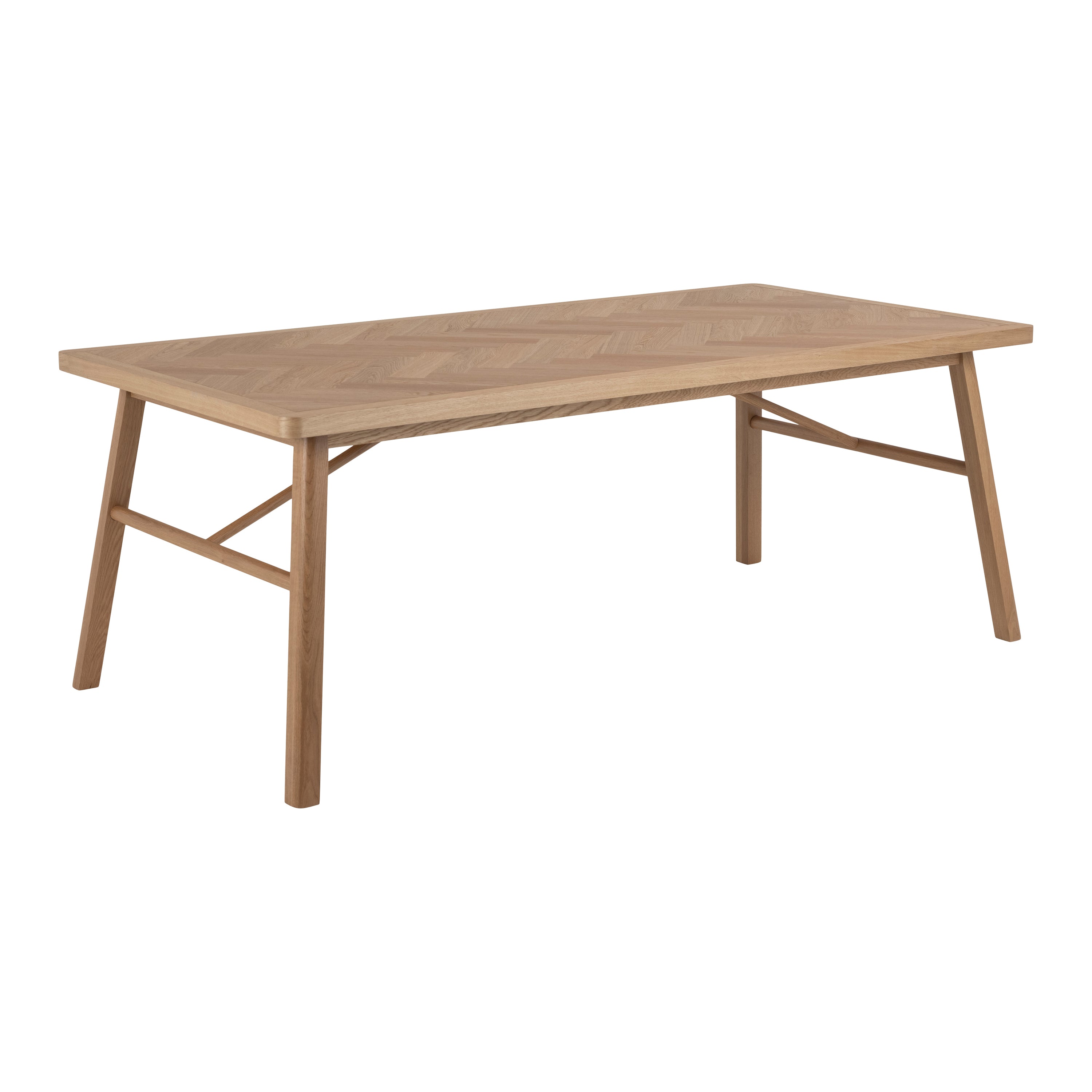 by fonQ  Tekla Eettafel Visgraat - 200 x 100 cm - Oak