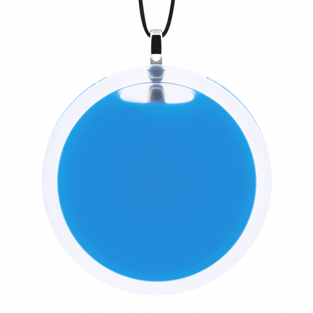 Pendentif en verre soufflé - Cachou Giga Milk