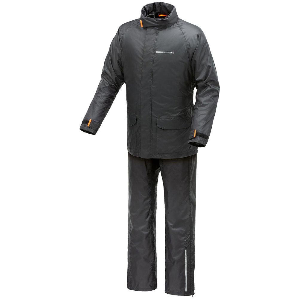 Tucano Urbano - Veste et pantalon pluie - Set Diluvio Day Hydroscud® Noir