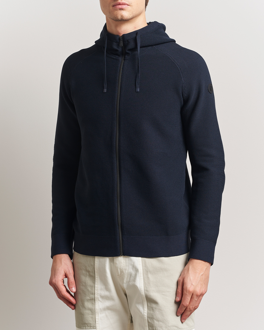 Sail Racing Element Seamless Hooded Full Zip Dark Navy