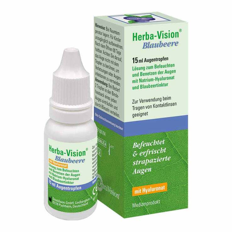 Herba-Vision Blaubeere Augentropfen, 15 ml