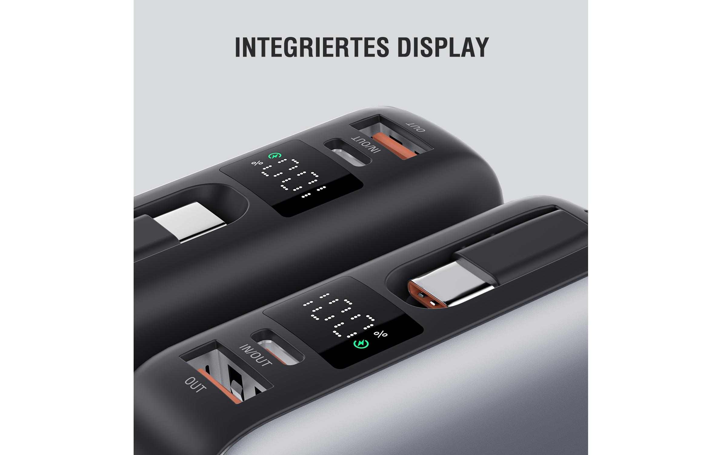 Powerbank Enterprise Compact 20000 mAh, spacegrauPowerbank Enterprise Compact 20000 mAh 45 W, spacegrau