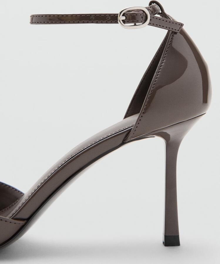MANGO Pumps 'Beli' donkergrijs
