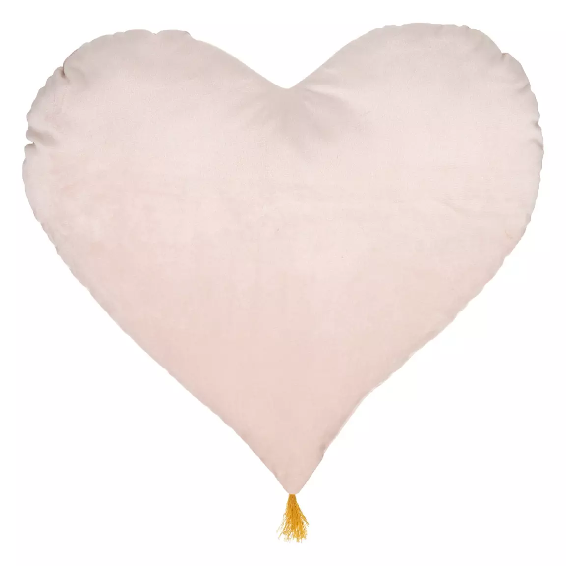 Coussin enfant cœur (40 x 45 cm) Polie Rose