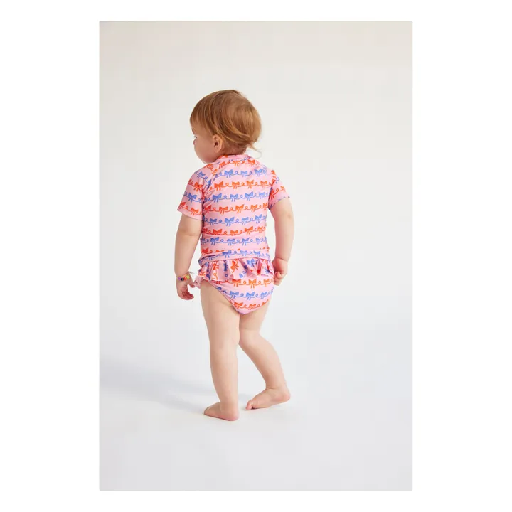 Bobo Choses Culotte de Bain Matière Recyclée Rubans | Rose