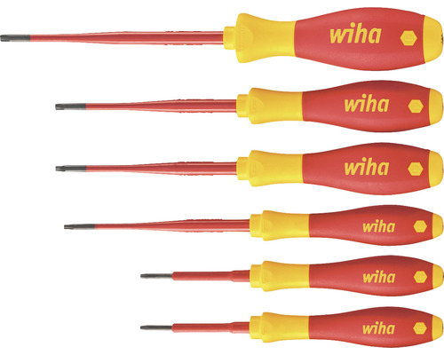 Wiha SoftFinish electric slimFix TORX® 6-delige schroevendraaierset