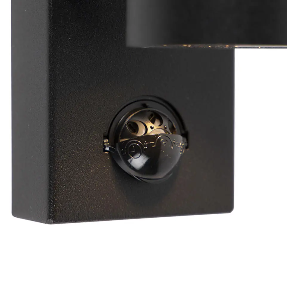 Qazqa buitenlampen met sensor solo zwart gu10