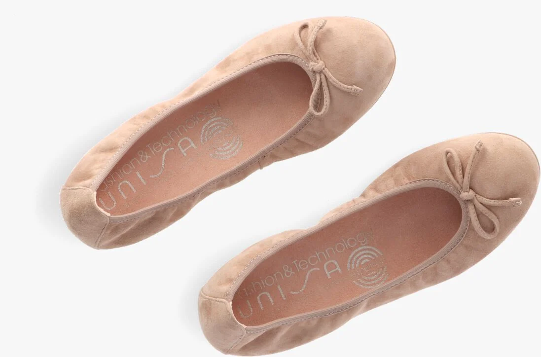 UNISA beige unisa ballerina's acor