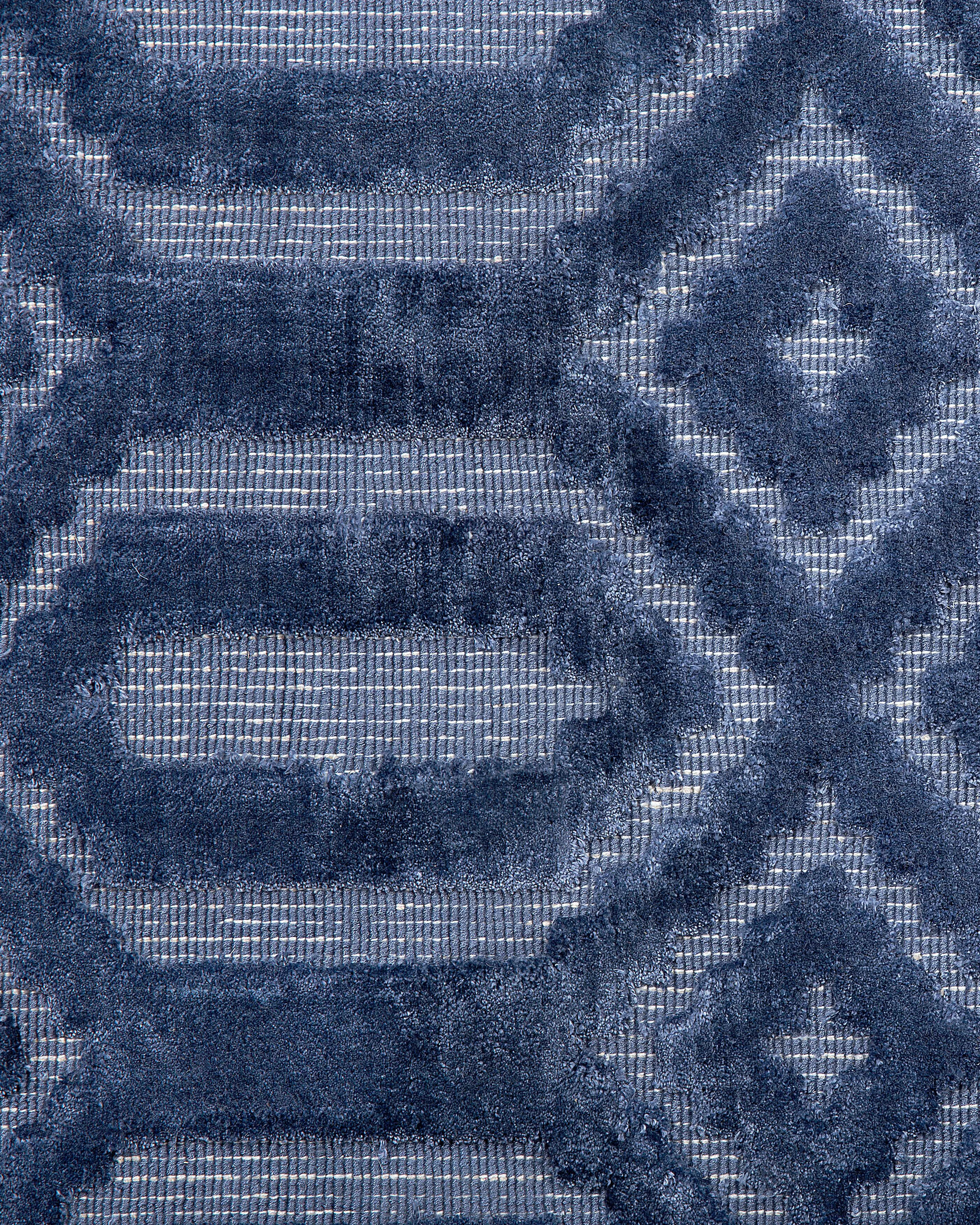 Vloerkleed ADATEPE Marineblauw 160 x 230 cm Viscose