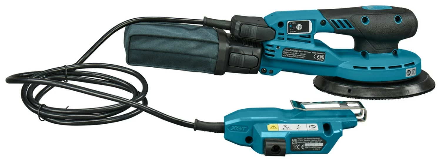 Makita BO003CGZJNL XGT 40V Li-ion accu Exentrische schuurmachine in Mbox - 125mm