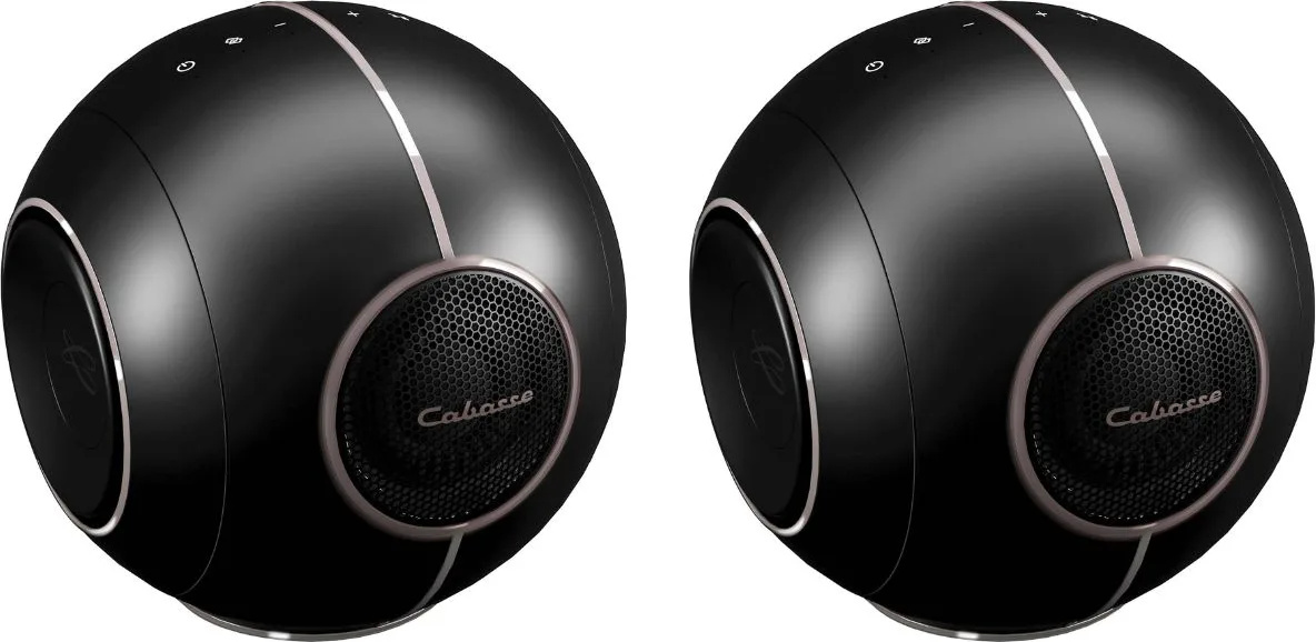 Cabasse The Pearl Myuki Noir (la paire) Enceintes Bluetooth portables