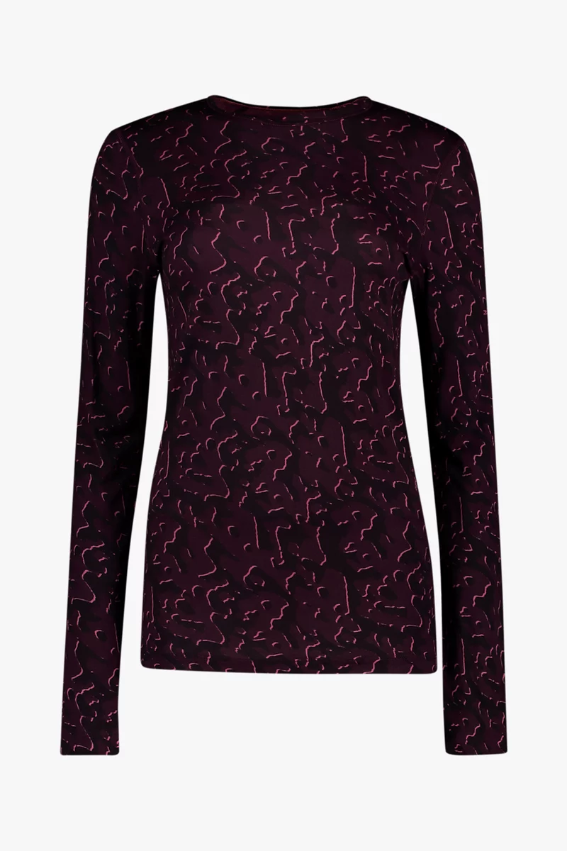 icebreaker Merino 200 Oasis Macro Damen Thermo Longsleeve