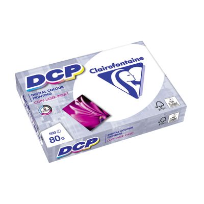 Clairefontaine DCP - Papier ultra blanc - A4 (210 x 297 mm) - 80 g/m² - Ramette de 500 feuilles