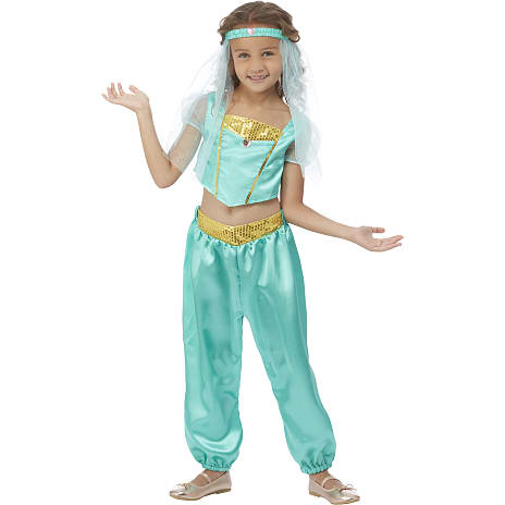 Arabisk prinsesse kostume - str. 140