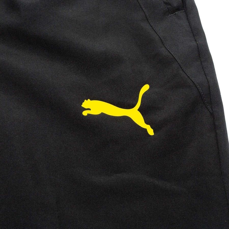 Dortmund Bas de Survêtement Avant-Match Woven - Noir/Faster Yellow