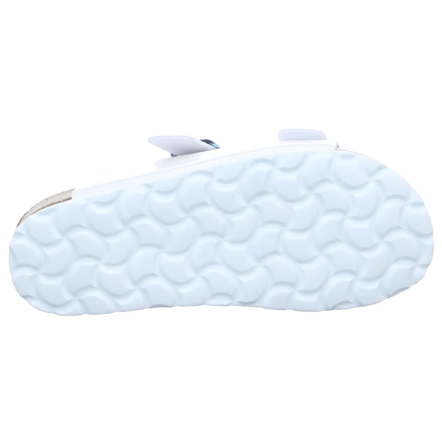 BIOLife Kinder-Pantolette Offwhite Lederimitat  Mädchen