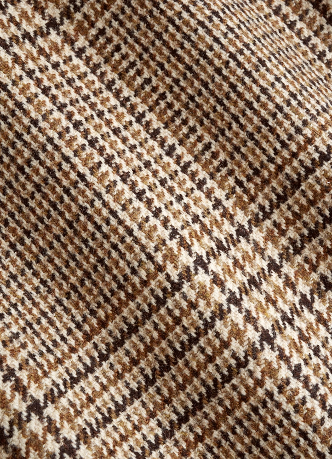 Costume Havana coupe Tailored marron moyen à carreaux